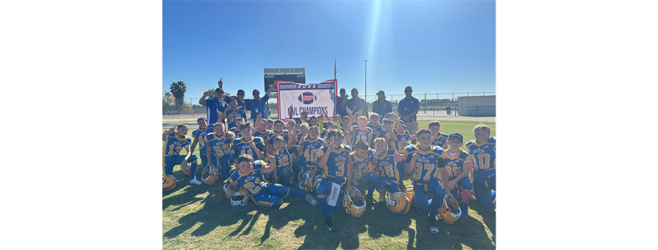 10U Football WINS SYF Championship and is headed to the Superbowl!